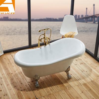 China Small double slipper bathroom bathtub with four legs, KF-721A for sale