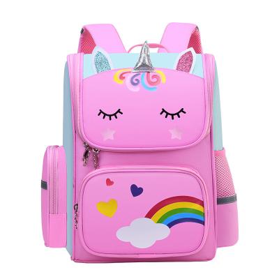 China Waterproof Weight Reduction Cartoon Schoolbag Korean Version Backpack Custom Kids Girls Waterproof Oxford Cloth NC; FUJ CS004 for sale