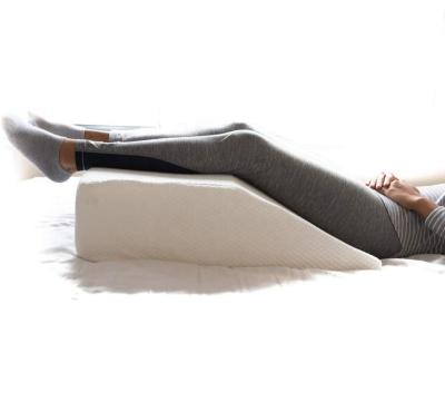 China Anti-Static Bed Wedge Pillow For Legs, Memory Foam Triangle Ramp Designed To Reduce Acid Reflux, Snoring for sale