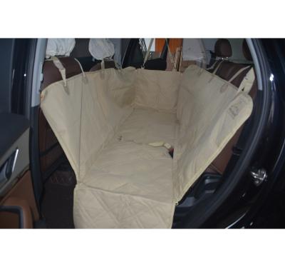 China Beige travel dog car seat cover hammock, back car seat cover protector for dog for sale