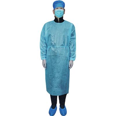 China Prevent Protective Clothing 50g Protective Isolation Protective Suit Dress from Droplets Breathable Coverall Clothing for sale