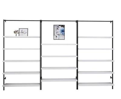 China Mordern Unique Design Shoes Show Special Wall Display Rack Shoes Store With Wall Display Cabinet For Retail Store for sale