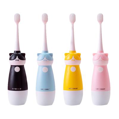 China Hot Selling Rechargeable Children's Battery Operated Replaceable Brush Head Soft Hair Electric Toothbrush for sale