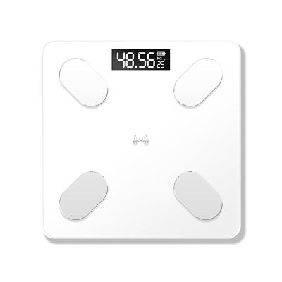 China Smart Temperature Display Bathroom Scales Digital BMI Body Fat Scale With APP for sale