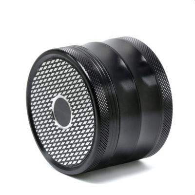 China Aircraft rate new upcoming 2021 2.5 inch 4 layers aluminum bluetooth design closeness herb grinder for sale