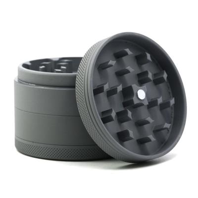 China Easy to grab 2.5 inch 4 piece matte weed grinder for sale