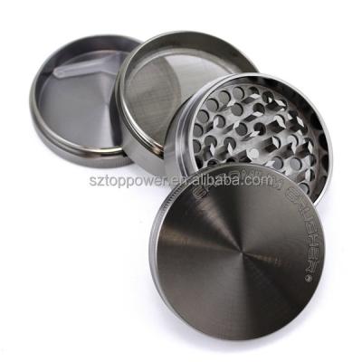 China Heavy Duty Zinc Alloy Chrome Grinder Grinder Herb Grinder 63mm for sale