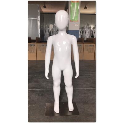 China Other 4-6 Years Old Full Body Kids Baby Child Glossy White Standing Mannequins for sale