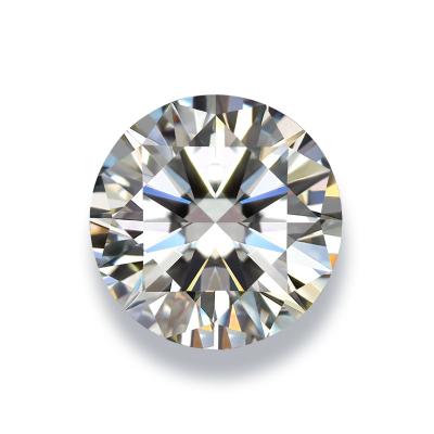 Cina Moissanite Stone Loose Simulated Diamond D Colorless Brilliant Round Cut VVS1 Clarity Gemstones for Engagement Ring Pendant Neck in vendita