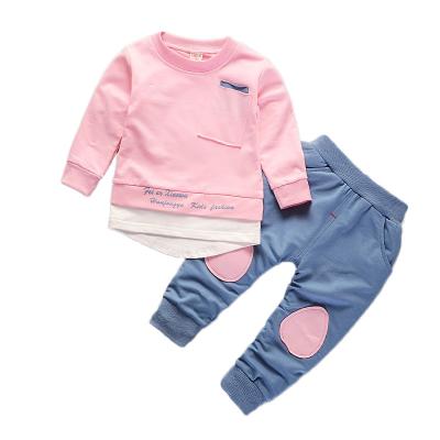 China Smart Casual Kids Clothing Set Baby Kids Boys Girls Autumn Boy Outfit Sports Suit Set Children Suit Clothes for sale