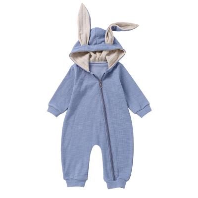 China Anti-Shrink Baby Wear Baby Overalls Baby Rabbit Ears Long Sleeve Pre-Term Infant Rise Clothes for sale