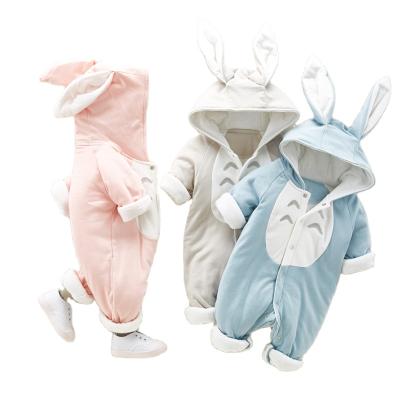 China Anti-Shrink Newborn Overalls With Hat Baby Romper Cotton Baby Overalls Baby Clothes Rising Clothes for sale