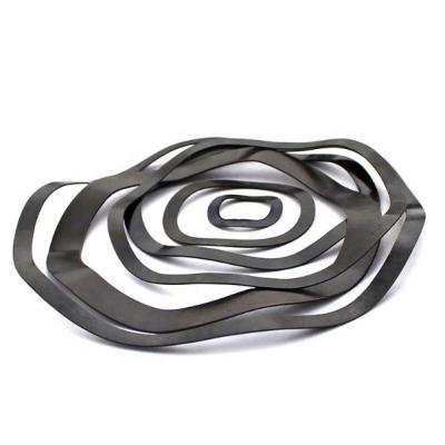 China Wave Shape Black Zinc Plating Wave Seal Spring Steel 65 Mn Gasket for sale