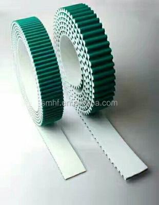 China 8M S8M PU Timing Belt Automatic Gate With Green Cloth Stable Dimension for sale