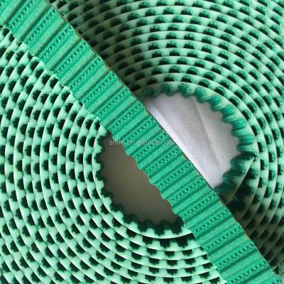 China Green T5 Electric Curtain PU Timing Belt High Flexibility  Standard Size for sale