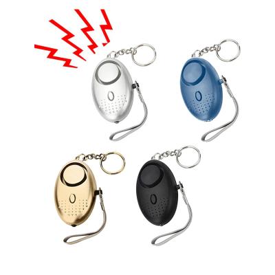 China ABS Plastic Self Defense Alarm Girl Women Safety Protect Loud Alert Scream Back Up Chained Key Personal Safety For Child Elder for sale