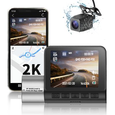 China NIGHT VISION Car DVR Full HD 2K 4K Dash Cam G-sensor Spuer Night Vision Car GPS Dashcam Speed ​​Registrar WIFI VCR Camera for sale