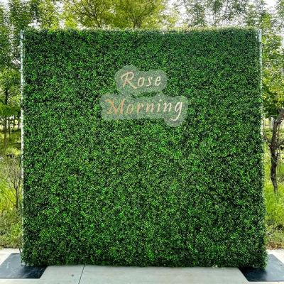 China High Quality Wedding and Party Event Wedding Outdoor Decoration Artificial Greenary Grass Flower Wall for sale