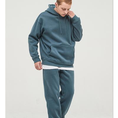 China 330 Gsm Candy Solid Color Anti-pilling Drop Shoulder Fashion Loose Hoodies Oversized Heavy Thick Men's Hoodies For Men And Women for sale