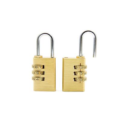 China Antique High quality brass combination lock combo padlock garden sheds furniture caravans garage container for sale