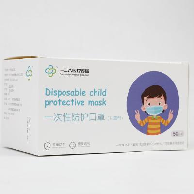 China Kids Wholesale 3 Ply Anti Virus Air Pollution Disposable Medical Surgical Face Mask for sale