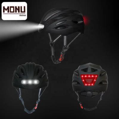 China New Fashion CE LED Monu Bike/Scooter Cycling/E Bike City Light Cycling Helmet Rechargeable Smart Urban Scooter Helmet For Adults for sale