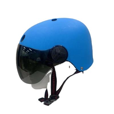 China Monu Factory Custom Safety Sunproof ENV Urban Helmet Electric Bike E Bike Riding Helmet With Sun Visor for sale