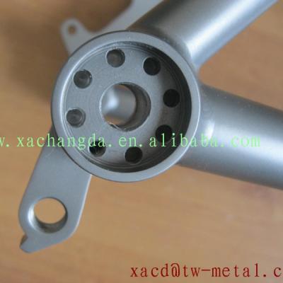 China Titanium mountain bikes mtb bike frame with through factory direct supply dropout titanium axle bike frame for sale