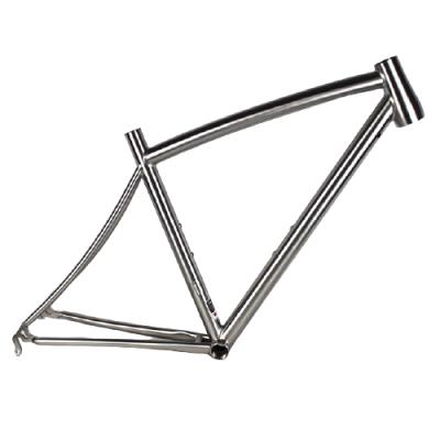 China Road Bikes Titanium Road Bike Frame Ti Inner Routing Road Bike Frames 700C Titanium Gravel Bike Frame for sale