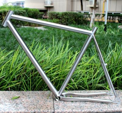 China Track Bikes Titanium Single Speed ​​Bike Frame 700C Ti Track Bike Frame 700C Titanium Fixed Gear Bike Frame for sale