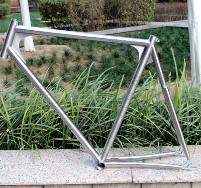 China Titanium Track Bike Bicycle Frames Supplier Titanium Bicycle Frame 700C Titanium Track Bike Frame Custom for sale