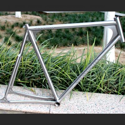 China 700C Titanium Single Track Bicycle Frame Titanium Track Bike Gear Bike Titanium Frame Factory for sale