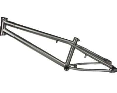 China Track Bikes Titanium Track Bike Frame With Integrated Head Tube for sale