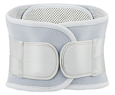 China Full Pain Adjustable Medical Breathable Plate Waist Releif Lower Back Support Brace Belt for sale