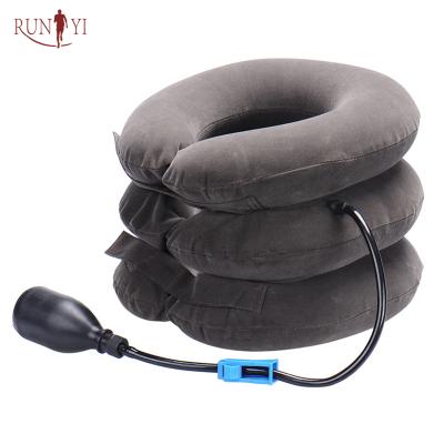 China RUNYI Comfortable Inflatable Neck Support Brace /Cervical Neck Collar / Cervical Air Traction Device for sale