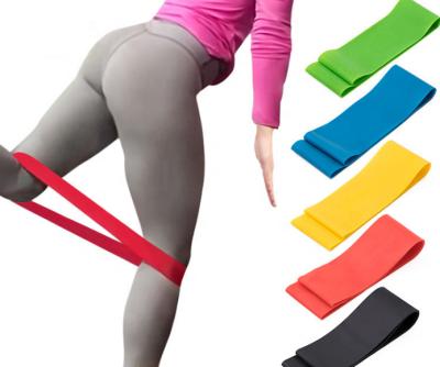 China Wholesale Gym Lightweight Home Latex Fitness Workout Elastic Hip Resistance Band for sale