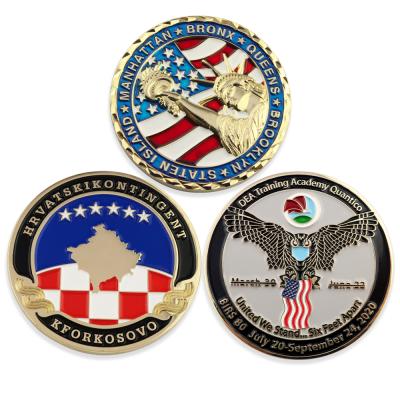 China Europe Manufacturers Custom Metal 3d Gold Challenge Coins Silver Bronze Plated Medals for sale