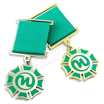 China China Manufacturers Custom Design Military Award Medal Ribbon Custom for sale