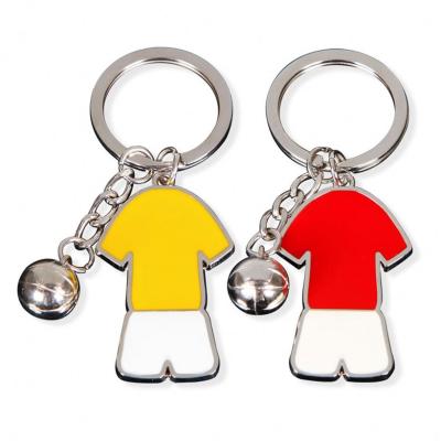 China Wholesale Design Football Custom Club Manufacturer Factory Style Metal Key Ring Executive Metal Key Chain Keychain for sale