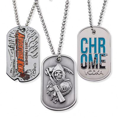 China Europe 23 Years High Quality Wholesale Custom Cheap Dogtags Black Stainless Steel for sale