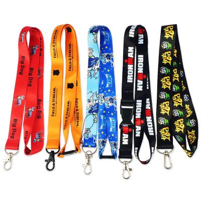 China Polyester / nylon lanyard manufacturers wholesale custom cute cartoon woven main chain lanyard kawaii anime for sale