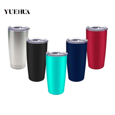 China 20 oz Stainless Steel Vacuum Insulated Tumbler Double Wall Mug Black Seafoam Sustainable for sale