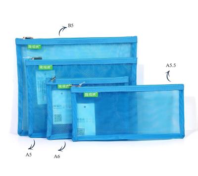 China Reasonable Price Nylon Mesh Teacher Stationery Storage A6 Folder Bag for sale