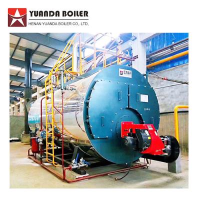 China Industrial Low Pressure Fire Tube 4 Ton Bunker Oil Steam Boiler for Carton Factory for sale