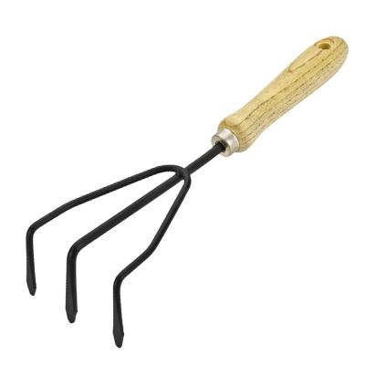 China ISO9001 Garden Tool Hand Cultivator Rake Weeder Handle 12-3/4