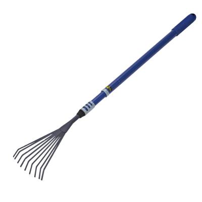 China Garden Rake ISO9001 Aluminum Round Handles 36~54-1/4