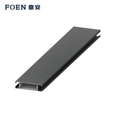 China Mill Finish Sectional Door Extrusions Aluminum Profile To Make Gates And Garage Doors for sale