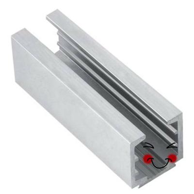 China Top Selling extrusion profile aluminum track for sliding door/windows for sale