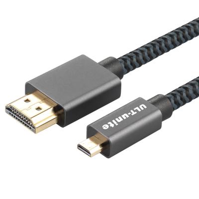 China Camera ULT-Unite Micro 4K 60Hz Slim Braided HD-MI High Speed ​​To HD-MI Cable for sale