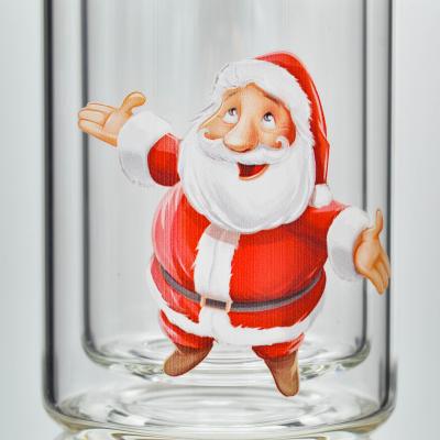 China Sale Christmas Clear Glass Water Bottle Double Wall Glass Water Bottle Tea Viable Hot Infuser Bottle Portable for sale